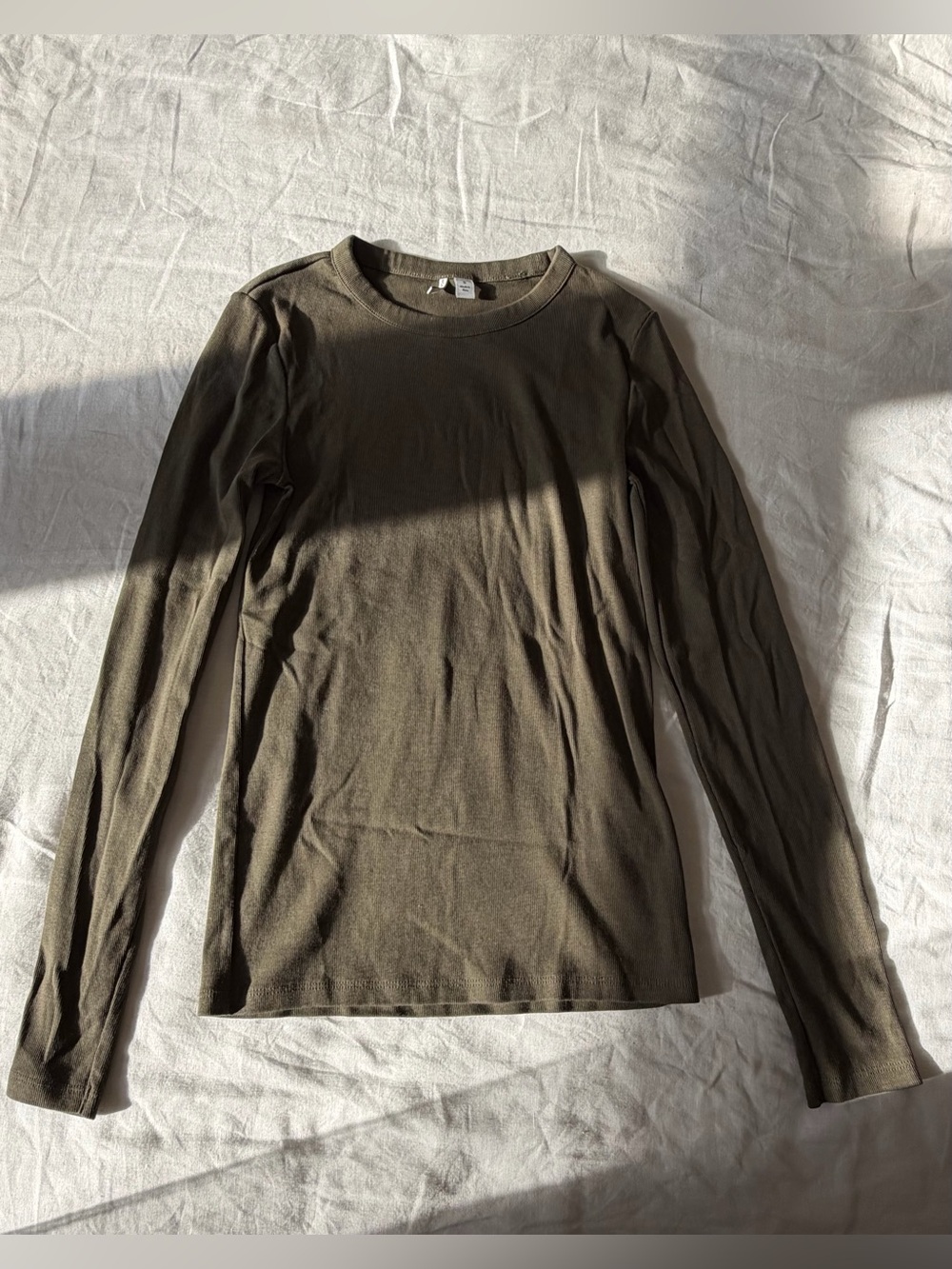 Nordstrom | Olive Long-Sleeve Top